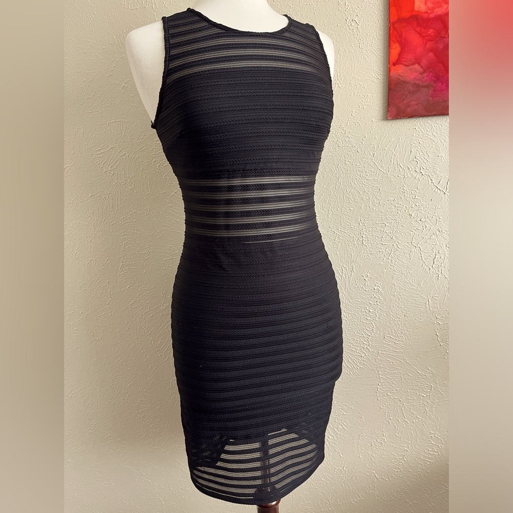Black Bodycon Cocktail Dress